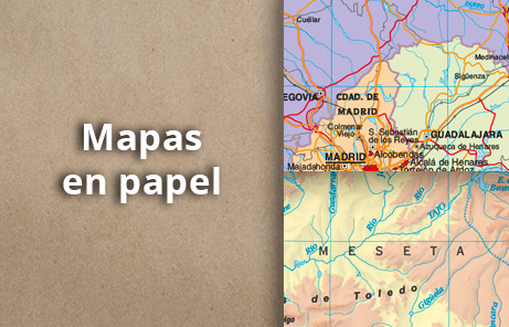 Mapas en papel en la Tienda Virtual