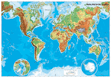 Mapa físico del mundo