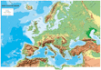 Mapa físico de Europa